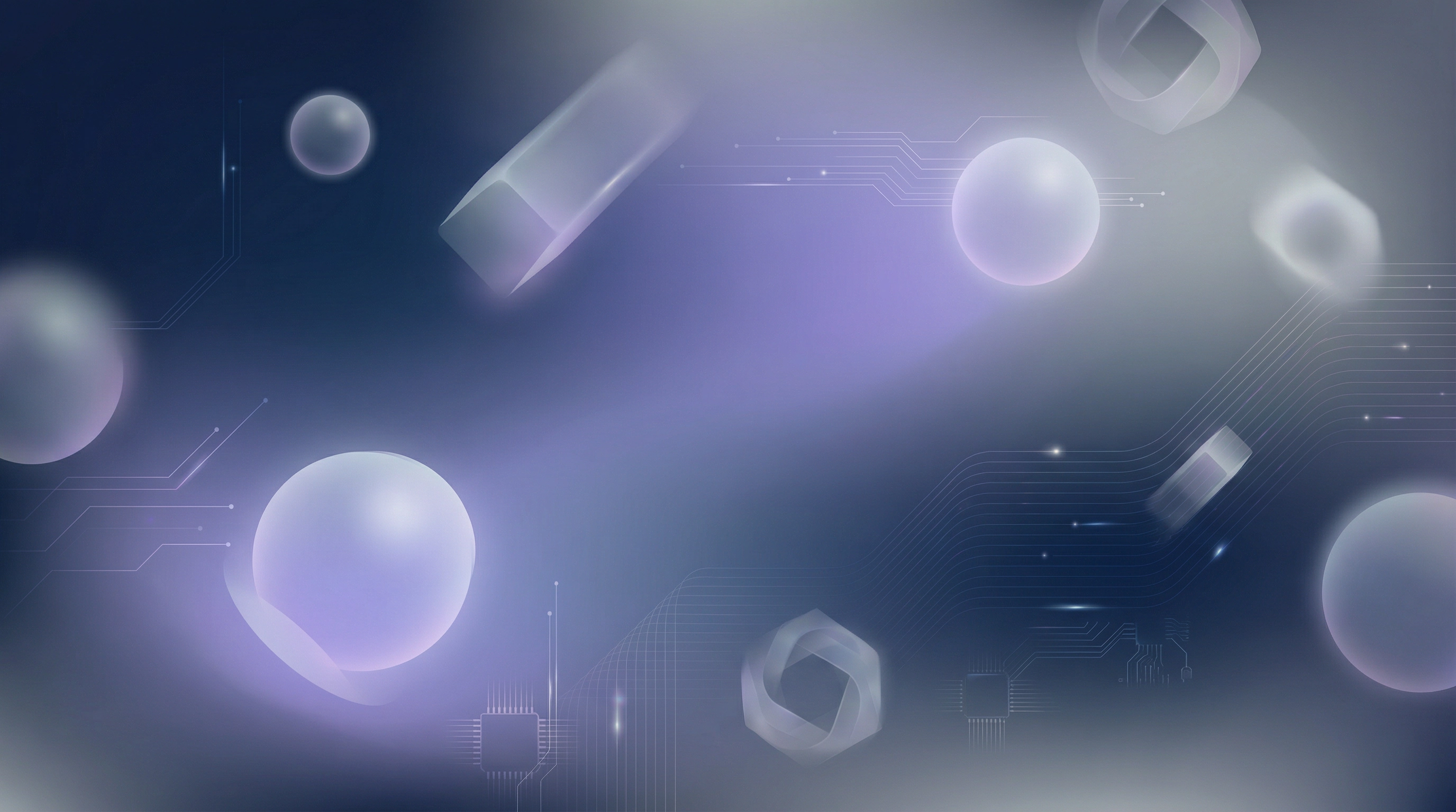 Modern abstract technology background representing SaaS and AI software evaluation